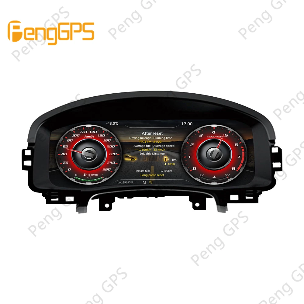 

For VW Passat B8 Golf CC Arteon Virtual Cockpit Android IPS Digital Instrument Cluster Virtual Dashboard Speedometer Headunit