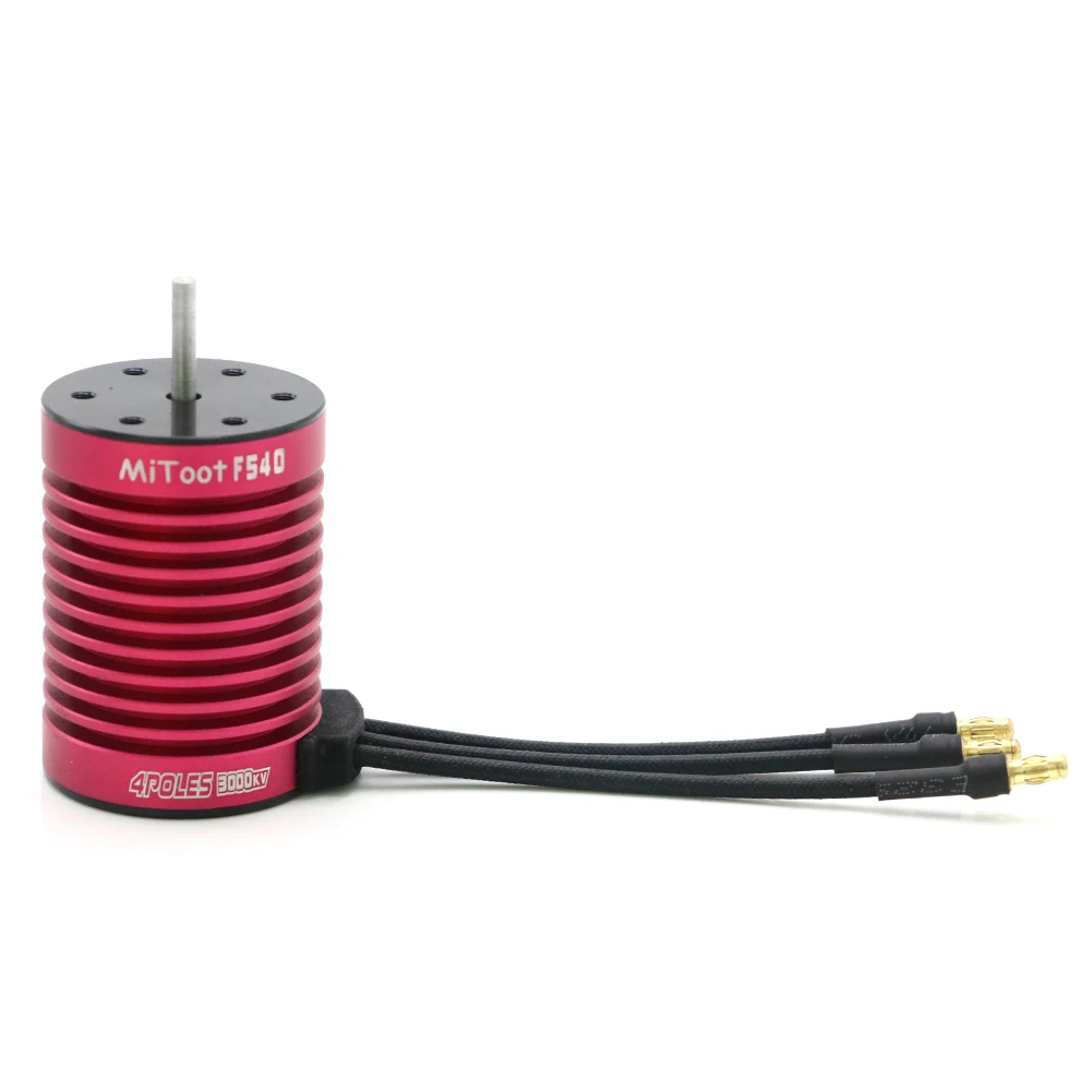 1:10 RC Car Part Waterproof F540 3000KV 3300KV 3930KV 4370KV Brushless Motor W/60A ESC For RC 1/10 Truck Buggy