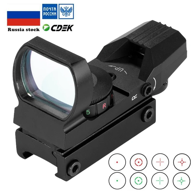 Red Dot BK Scope DE QD Sight 11mm / 20mm Dovetail Riflescope Reflex Optics Sight For Hunting Rifle Gun Airsoft Tactical Sniper