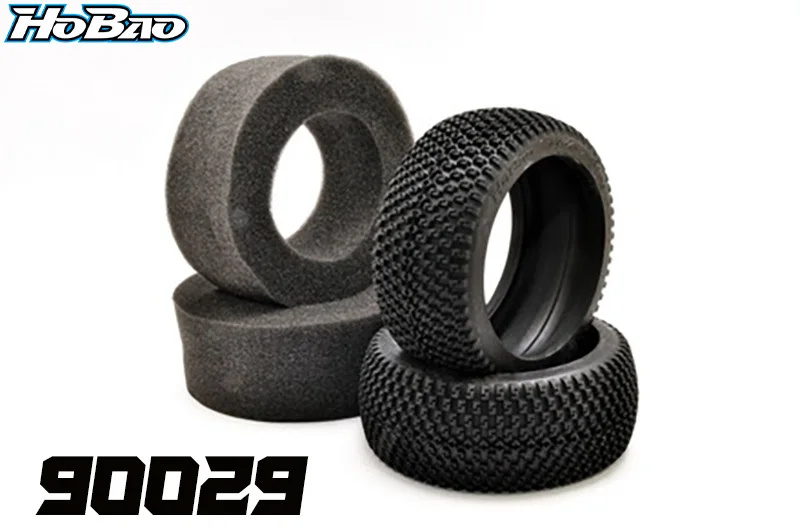 

OFNA/HOBAO RACING 90029 " L " PATTERN TIRE-NBR W/ INSERT, 2PCS FOR 1/8 SS/CAGE/VS/H9/STAR/H7/H8.5 Buggy