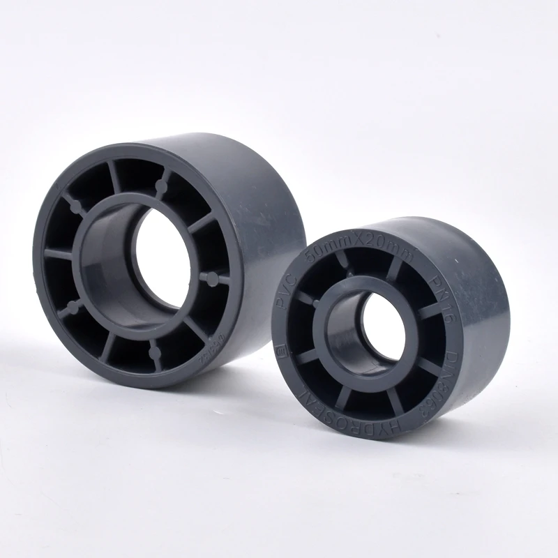 20-50mm UPVC Reducing Pipe Connector Aquarium Tank Complement Core Joint Garden Watering Irrigation Bushing Water Tube Fittings