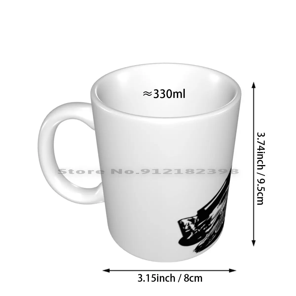 Ice Speedway-Track Ceramic Mugs Coffee Cups Milk Tea Mug Flat Track Racing Speedway Sand Oval Track Flag Motorcycle Motorcacle