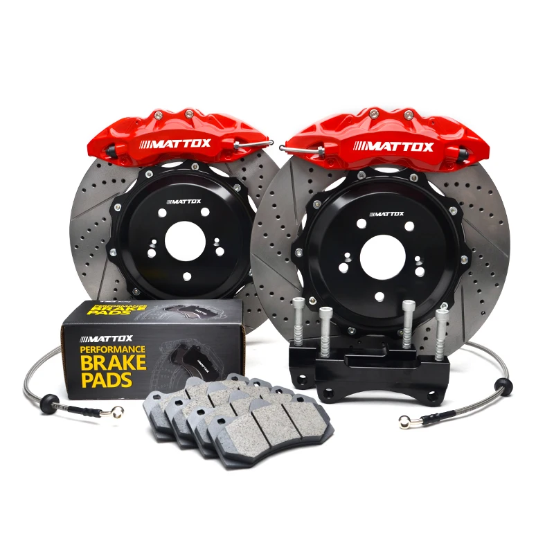 Front Brake Caliper Kit with 6-Piston Caliper 378/355x32 Disc Rotor Big Brake Kit For BMW E38 7-Series 1994-2001 18/19Inch Wheel