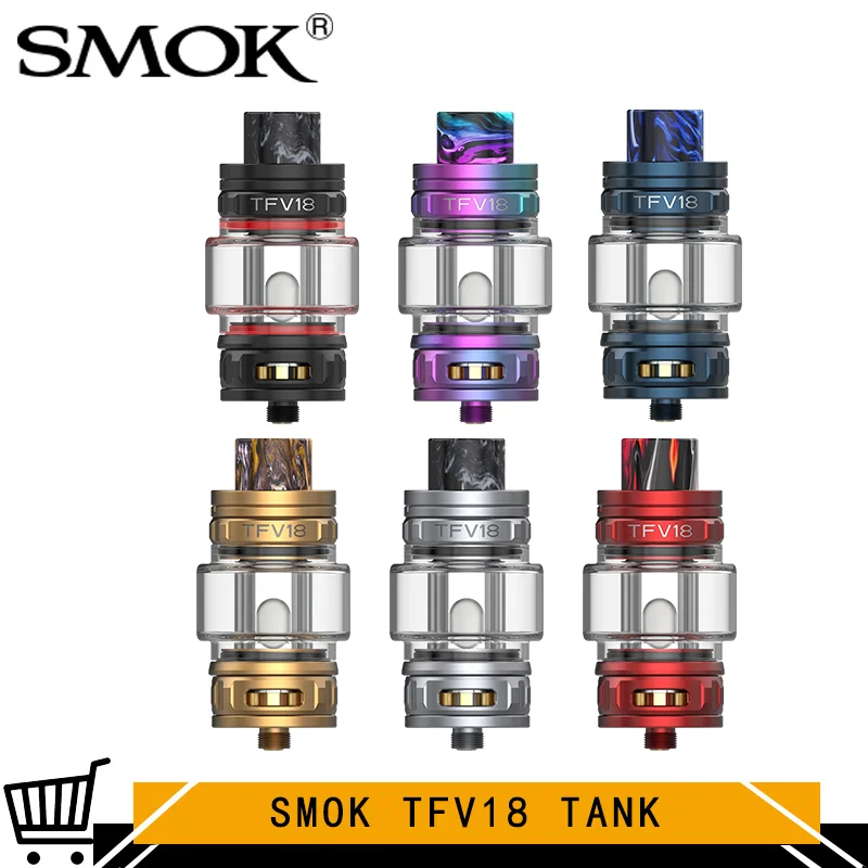 مراجعة وتحليل مُفصّل لـ SMOK TFV18 Tank 7.5 مل: أفضل خيار لمحبي التدخين الإلكتروني