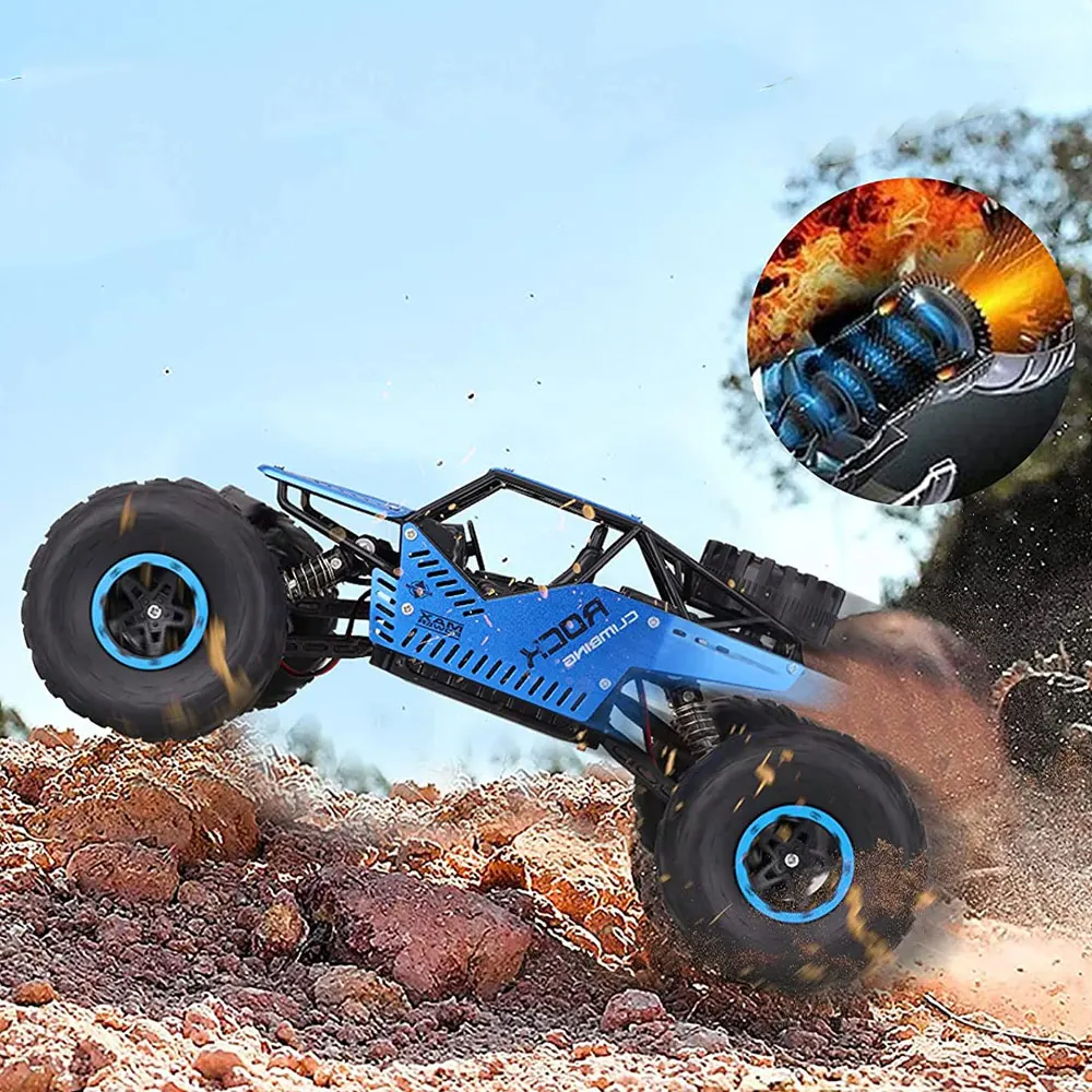 Inoler-Voiture Monster Truck 4x4 radiocommandée pour enfant, véhicule électrique sans balais, à conduire, télécommandée