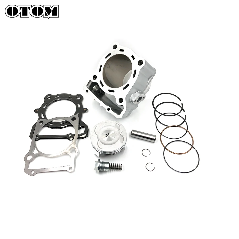 OTOM Motorcycle 78mm Engine Parts For KAWASAKI KLX300 LONCIN LX300 VOGE 300DS Air Cylinder Block Piston Kit Head Base Gasket Kit