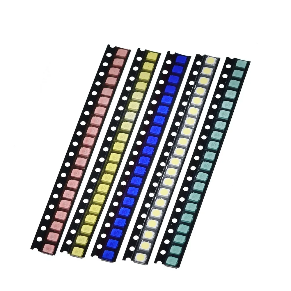 100 stücke = 5 farben x 20 stücke 5730/5050 /1210 /1206 /0805 /0603 LED Diode Sortiment SMD LED Diode Kit grün ROT Weiß Blau Gelb 5630 – Detail 8
