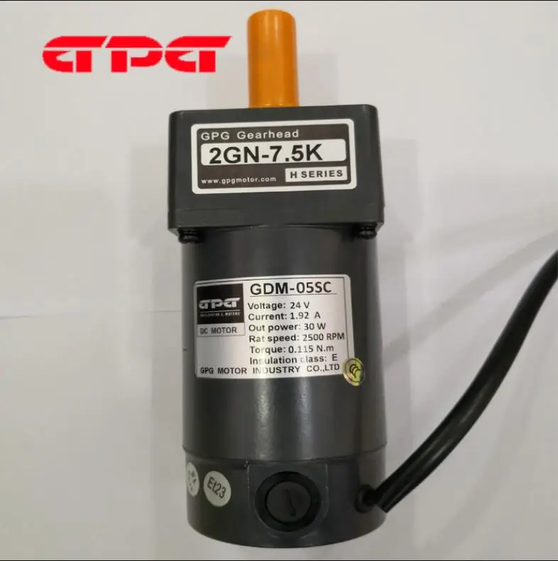 

GPG Fragrance Machine Motor 24V30W DC Motor GDM-05SC/2500 rpm/2GN-7.5K