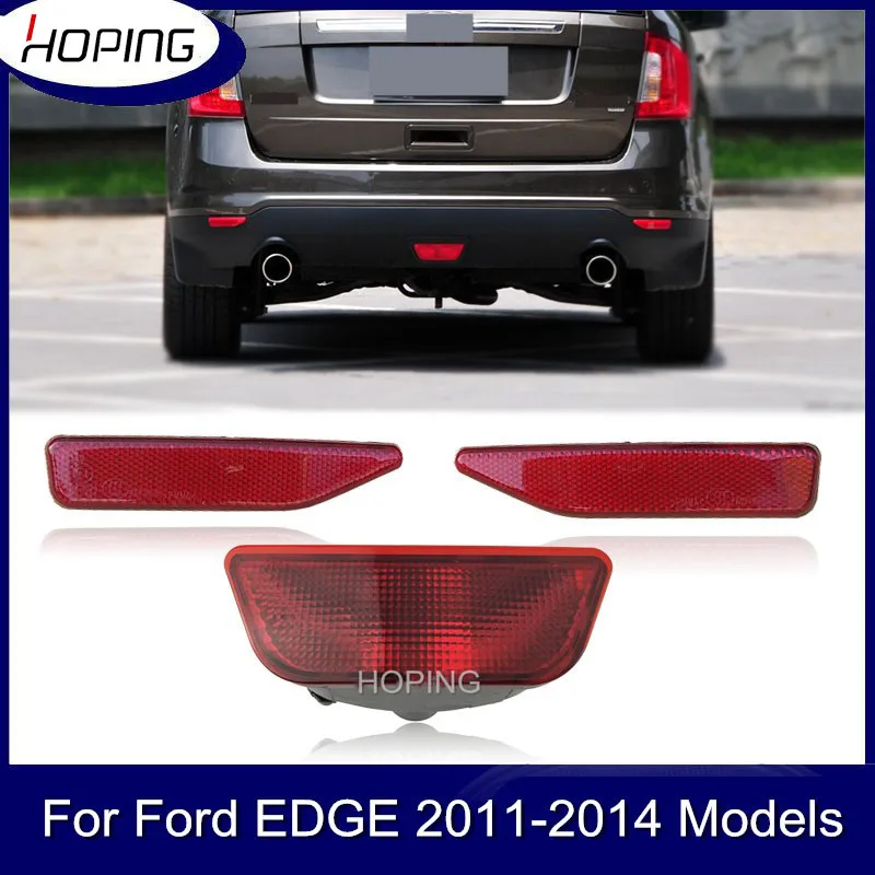 Hoping Rear Bumper Reflector Fog Light Fog Lamp For FORD EDGE 2011 2012 2013 2014 Rear Foglight Reflector Lamp