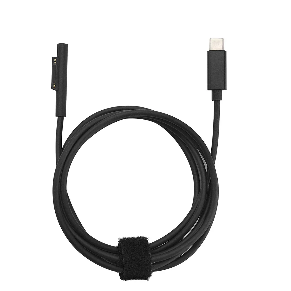 Cable de carga portátil de 12V y 2.5A, adaptador de carga rápida para Microsoft Surface Pro6 Pro5 Pro4 Pro3 Book 2019, nuevo