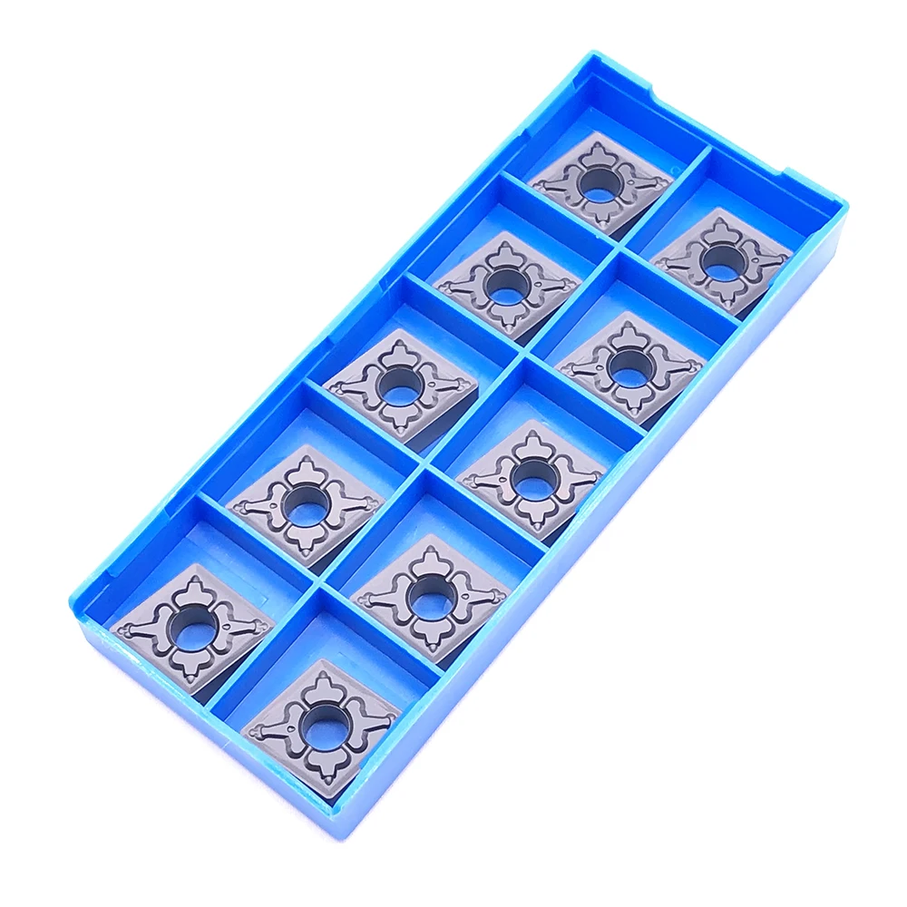 10 Uds. Herramientas de torneado CNMG120408 TM PC4225 de alta calidad, herramientas de corte CNC de inserción de carburo externo, cortador de torno, inserto de torneado