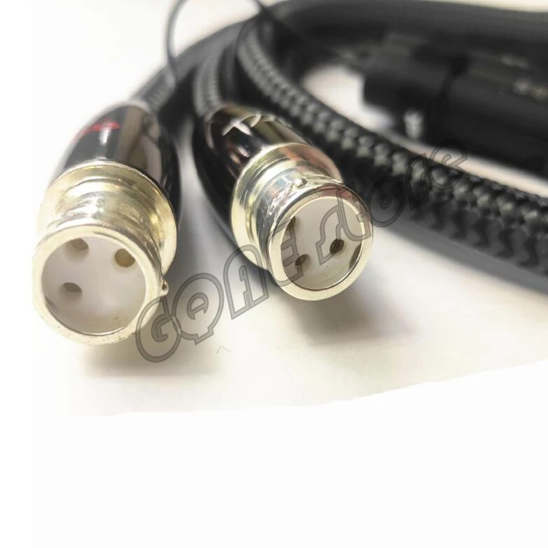 Hifi  AQ  WEL Signature XLR  Balance Cable  Audio AMP CD DVD Player Xlr Interconnector cable with 72V DBS  no  battery