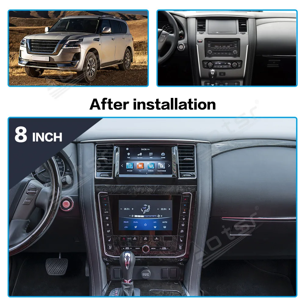 

Android 12 6+128GB For Nissan Patrol Armada Royale Y62 2010 -2020 GPS Navi Stereo Radio Player Head Unit Carplay