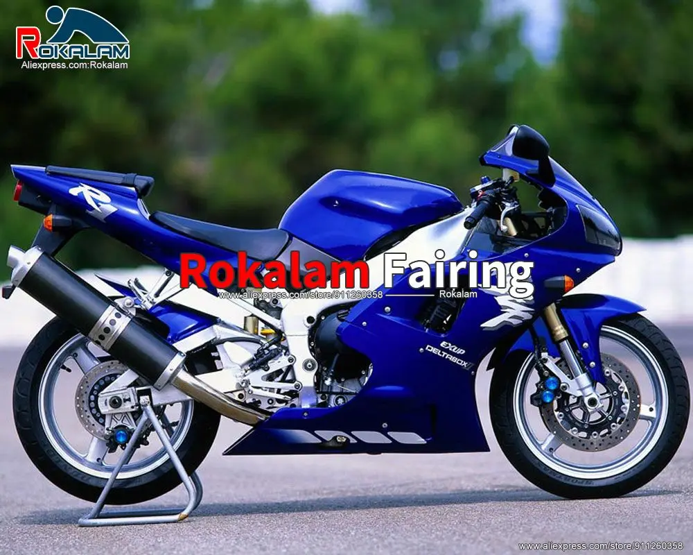 

Body Kit For Yamaha R1 YZF1000 1998 1999 YZF 1000 98 99 Blue Motorbike Fairings (Injection Molding)