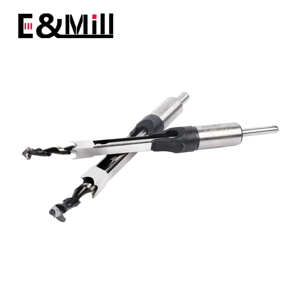 Woodworking Square Hole Drill Bit Punch Hole Opener Square Tenon Drill Square Hole Drill Tenon Drill Core Salad Drill Bit