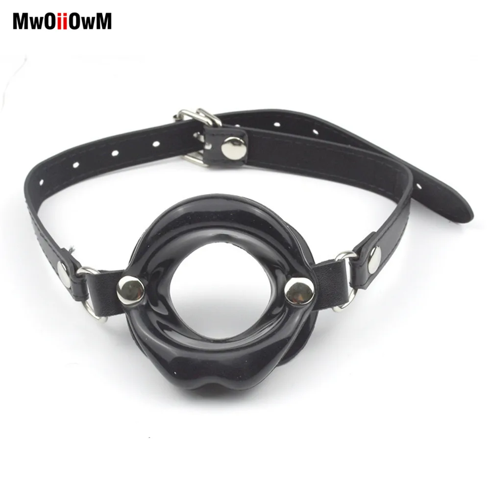 MwOiiOwM Cock Sucker Mouth Gag Erotic Toys Sexy Lip Oral Sex Gag Bondage Restraints Fetish BDSM Slave Adult Sex Toy For Couples