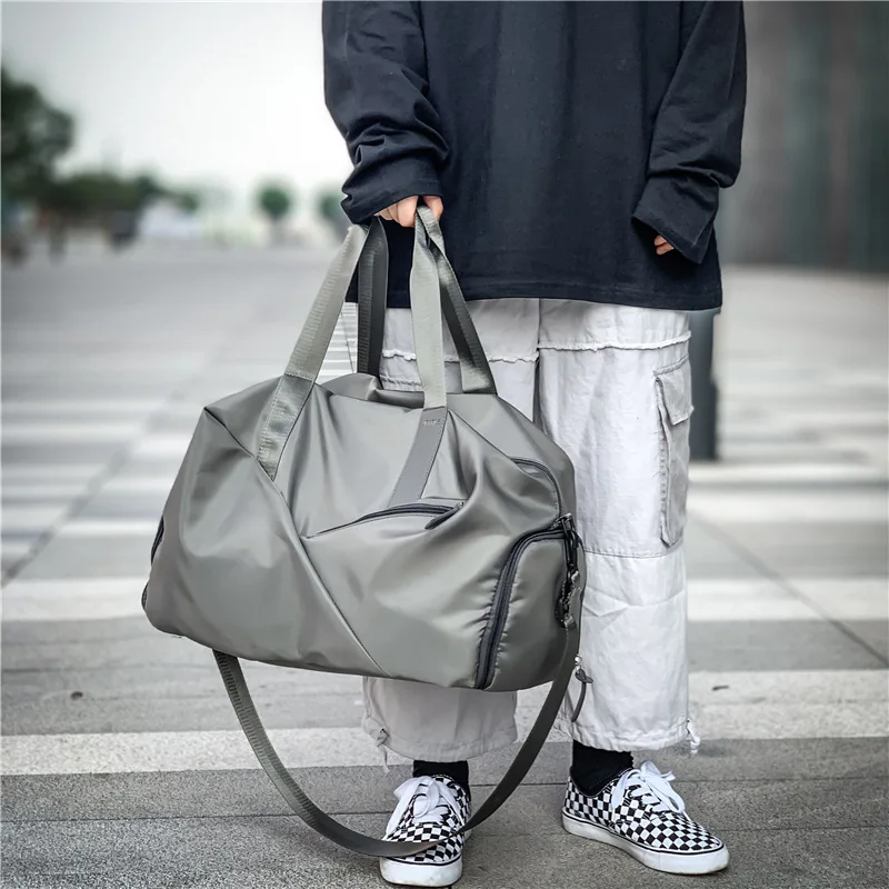 Bolsa deportiva de gimnasio para mujer, con separación bolso de hombro para Yoga seca y húmeda, zapatos de viaje impermeables, Maleta Deportiva