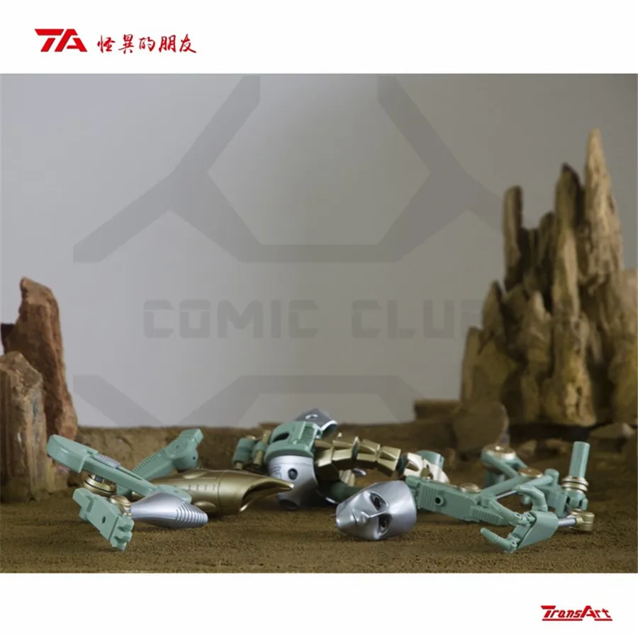 COMIC CLUB IN-STOCK Ta BW Deformation Transformation Transmutate contain led light Action Figure toy robot