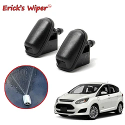 Erick's Wiper 2Pcs/lot Front Windshield Wiper Washer Jet Nozzle For Ford C-Max Cmax 2 2011 - 2023 OE# 1708797 Water Hood Spray