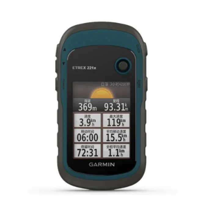 Garmin eTrex 221X نظام تحديد المواقع المحمول في الهواء الطلق + GLONASS Navigator Coordinate Position Indicator Acre Measure