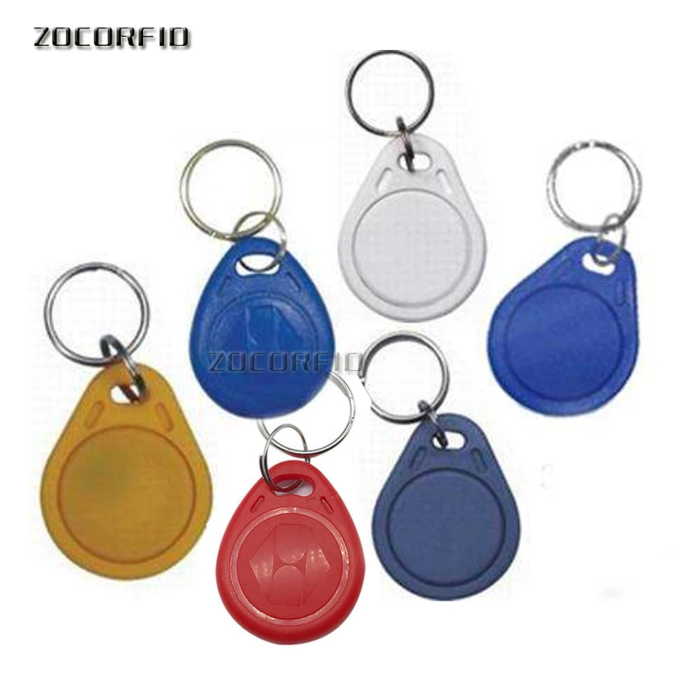 TK4100 chips 125Khz RFID Proximity ID Card Token Tags Keyfobs for Access Control Time Attendance