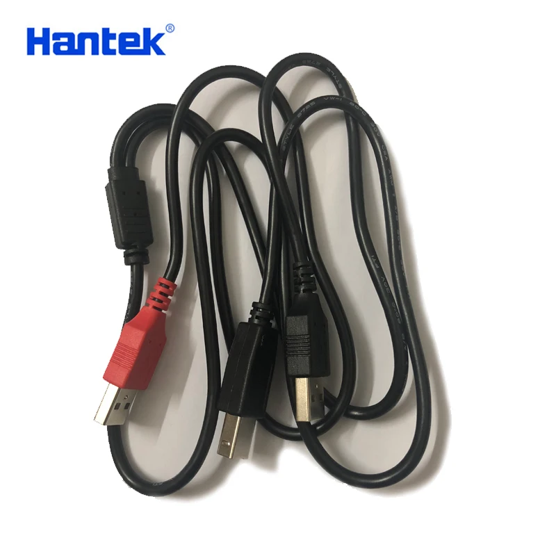 Hantek 6074BE 1008C 6022BE USB Data Cable Oscilloscope Data Cable 3 Plugs to Connect Multimeters Various Instrument Data Cables