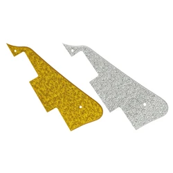 Gold / Silver Sparkle Plastic LP Guitar Pickguard for Epiphone Standard Les Paul Scratch Plate for LP Style Guitar Accessories