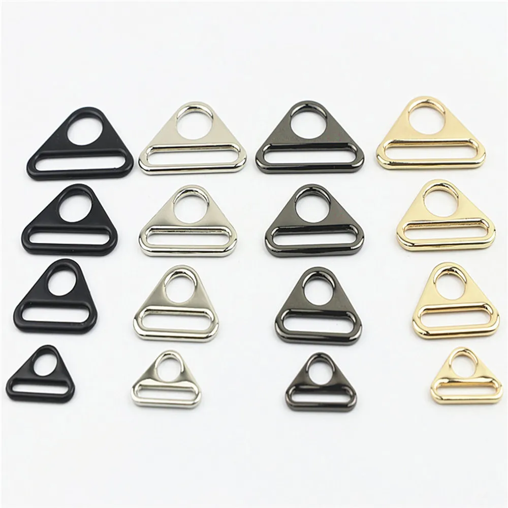 10pcs 20/25/32/38MM Adjustment Belt Anti-skid Buckle Connection Bikini Button Bra Clothing Hardware Triangle buckle webbing Acce