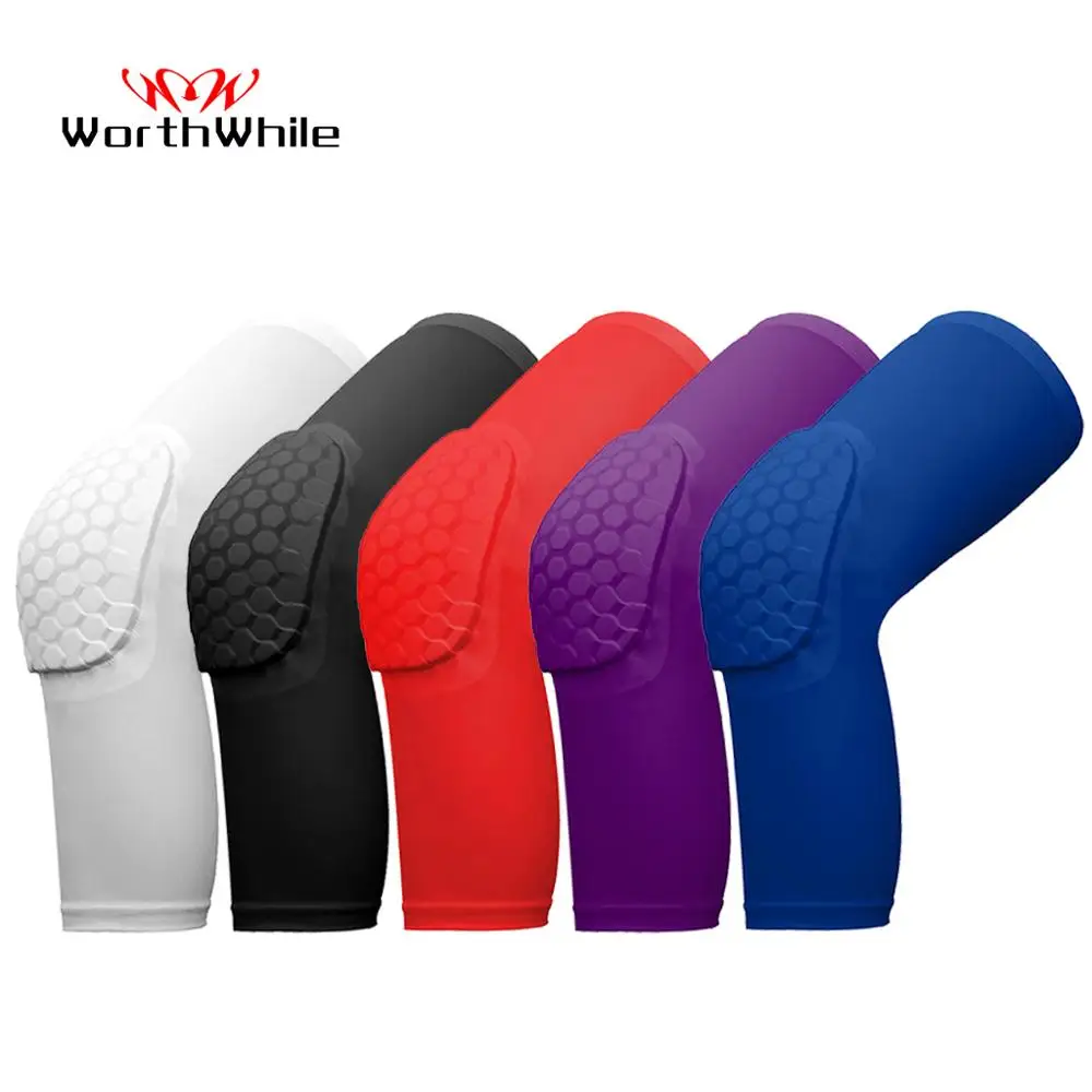 

WorthWhile 1PC Basketball Knee Pads Honeycomb Elastic Kneepad Compression Sleeve Foam Brace Patella Protector Volleyball Support