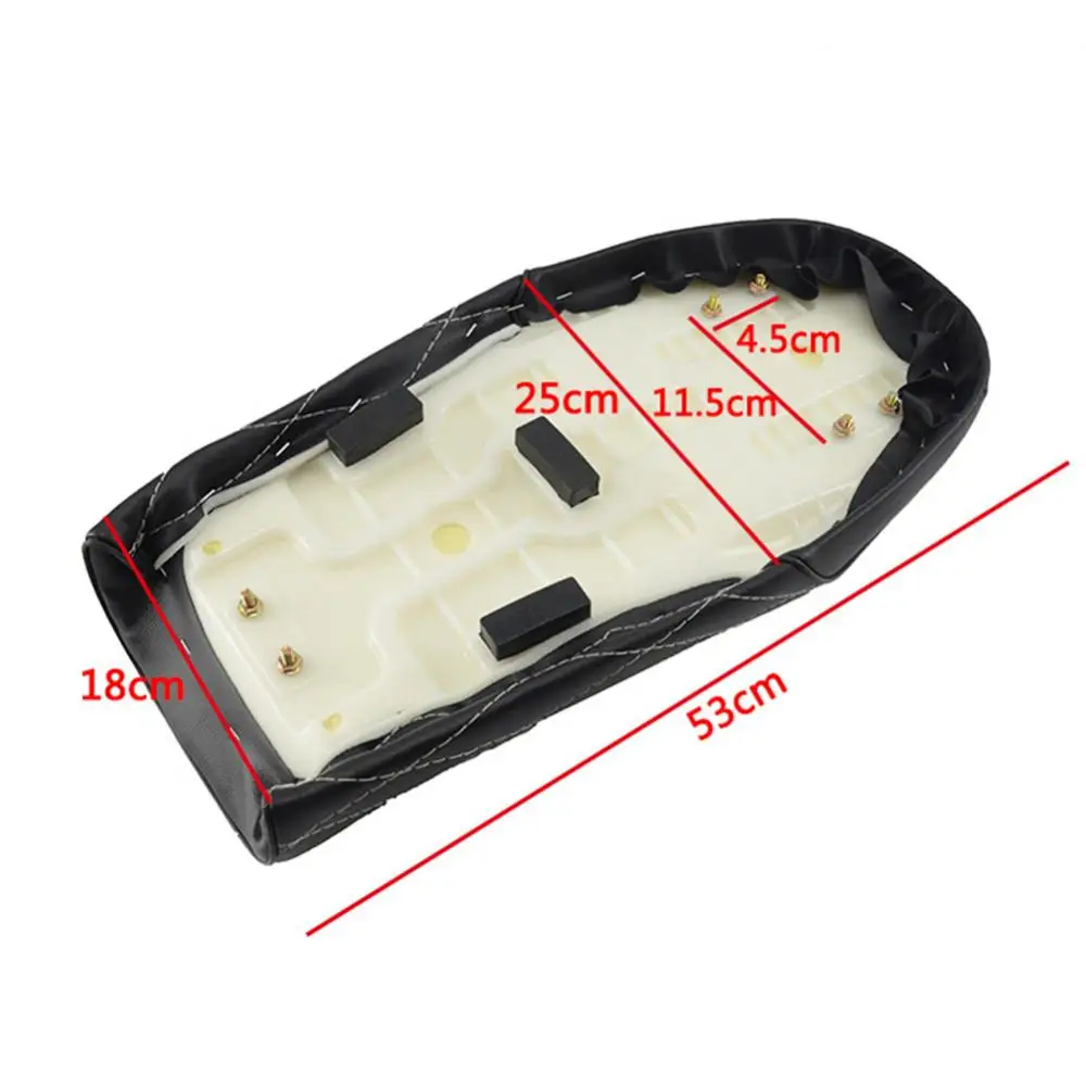 Motorcycle Motorbike Hump Flat Cafe Racer Saddle Seat Cushion Pad for H-onda