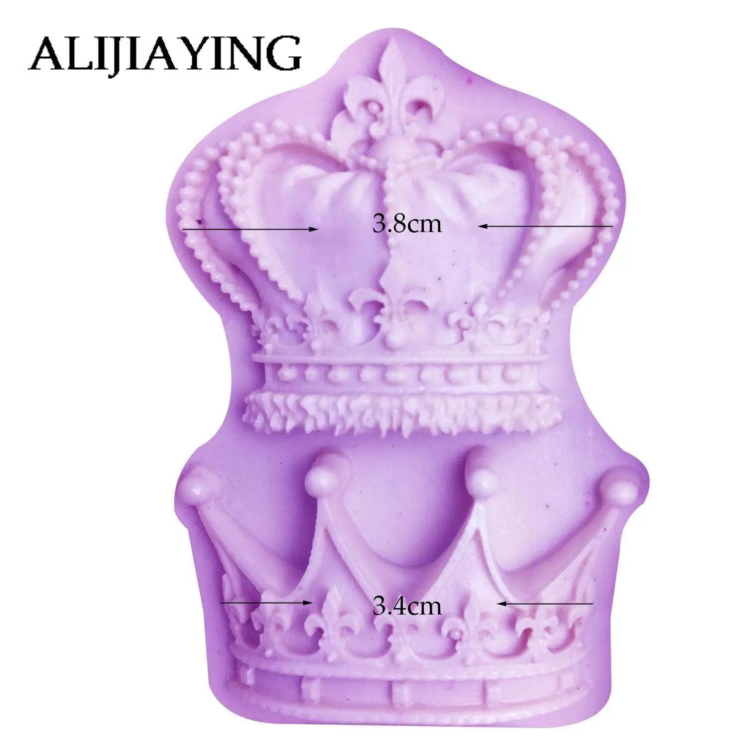 M0761 Royal crown silicone fandont mold Silica gel moulds crowns Chocolate molds candy mould wedding cake decorating tools