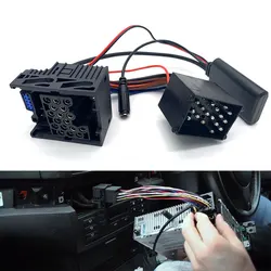 Accessories Adapter Car Audio Bluetooth 5.0 AUX full 10 pin For BMW E46 E39 E38 E53 with hanfree mic