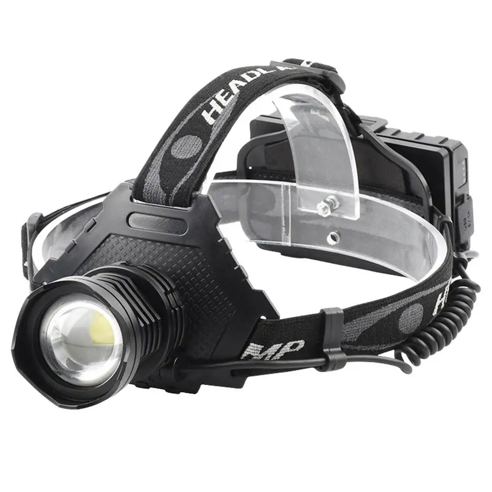 Rechargeable Head Torch Headlamp XHP70 2000 Lumens Super Bright Long Range 5 Modes IPX4 Waterproof LED Head Lamp With USB Outp