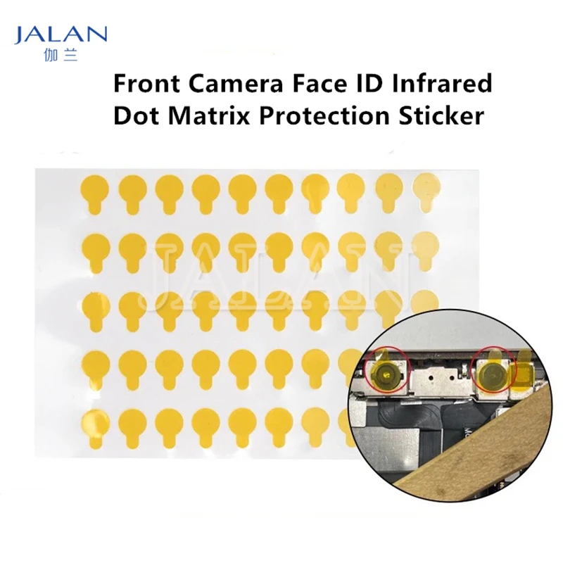 100PCS Infrared Dot matrix Anti-Dust Protection Sticker High Temp Resistance For X XS MAX 11 Pro Max Front Camera FACE ID Repair