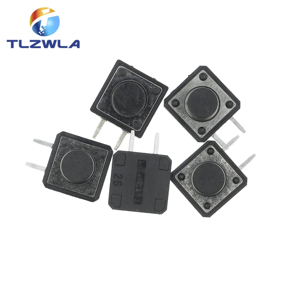 10PCS Touch Switch 12*12 Side Two Feet 4.3/5/5.5/6/6.5/7/7.5/8/8.5/9/9.5/10/11/12/13/14/15 12X12MM Button Switch