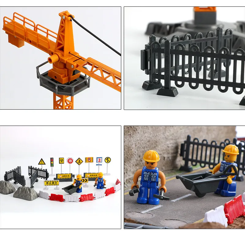 High-quality simulation tower crane model,1:100 crane toy, engineering set,free shipping for wholesale and retail