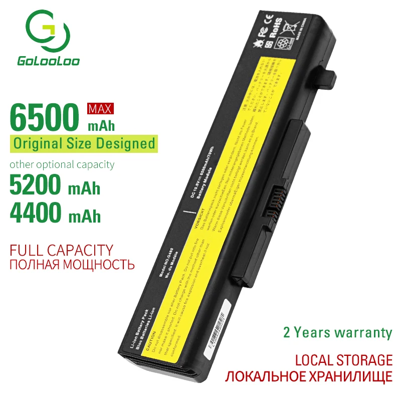 

Golooloo 6 ячеек L11S6Y01 L11L6Y01 Новый аккумулятор для ноутбука LENOVO G580 Z380 Z380AM Y480 G480 V480 Y580 G580AM L11N6R01