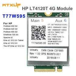 Used lt4120 X5 LTE T77W595 796928-001 4G WWAN M.2 150Mbps LTE Modem For HP Elite x2 840 850 G3 640 650 645 G2