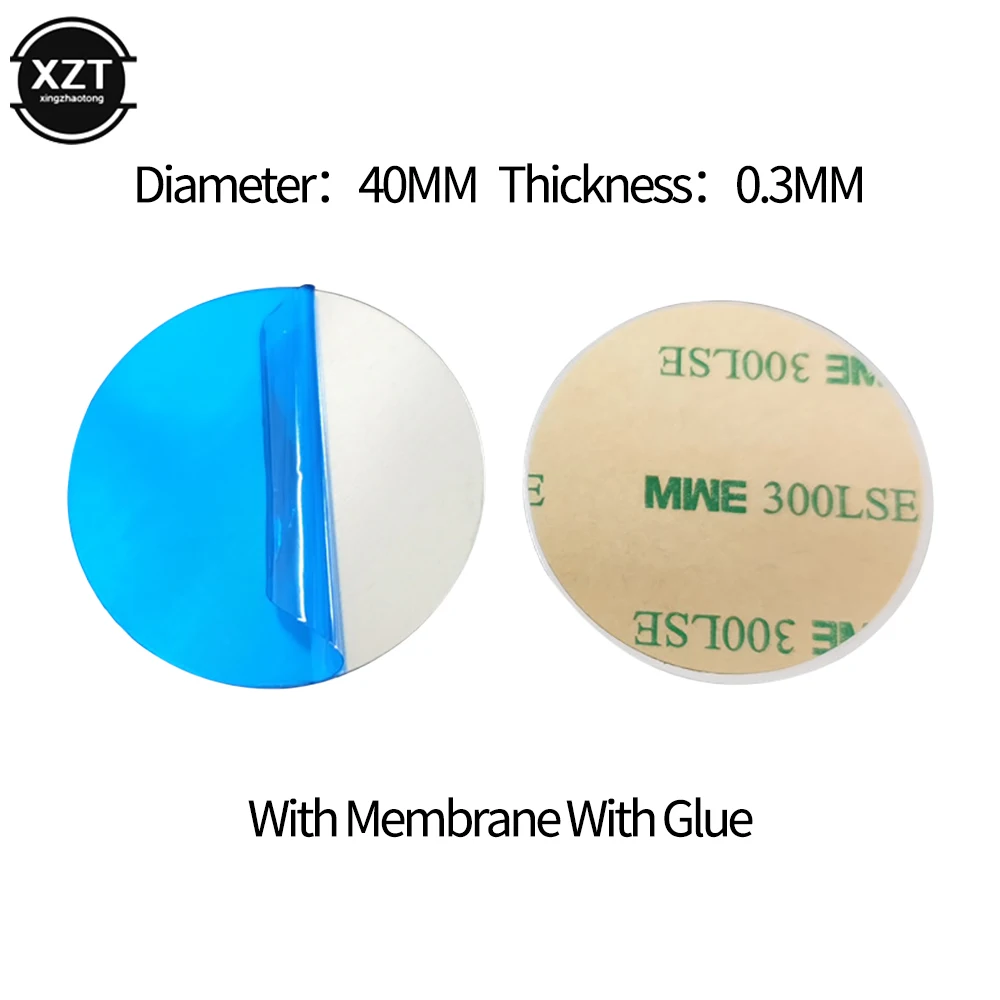 Car Phone Holder Metal Plate Magnetic Holder Round Square Sticker Iron Sheet for Mobile Tablet Magnet Disk Desk Car Stand