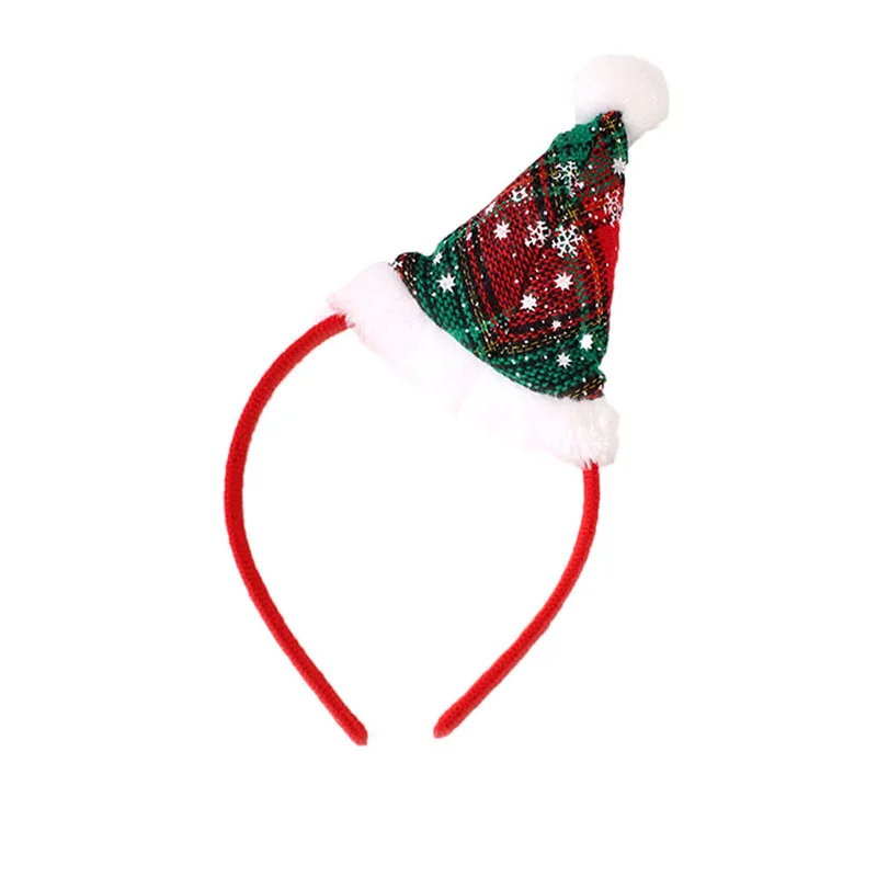 Cute Christmas Headband Headpiece Christmas Accessories Serves Head Santa Headband Children Hairband  Xmas Party Decor Props