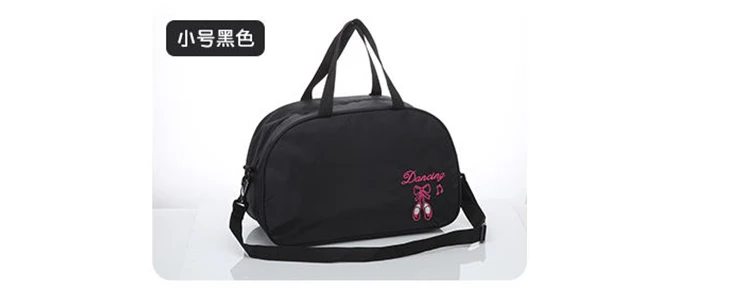 Girl Large Capacity Ballet Dance Handbag Embroidered Canvas Waterproof Shoulder Bag For Kids Lovele Pink Princess Bags