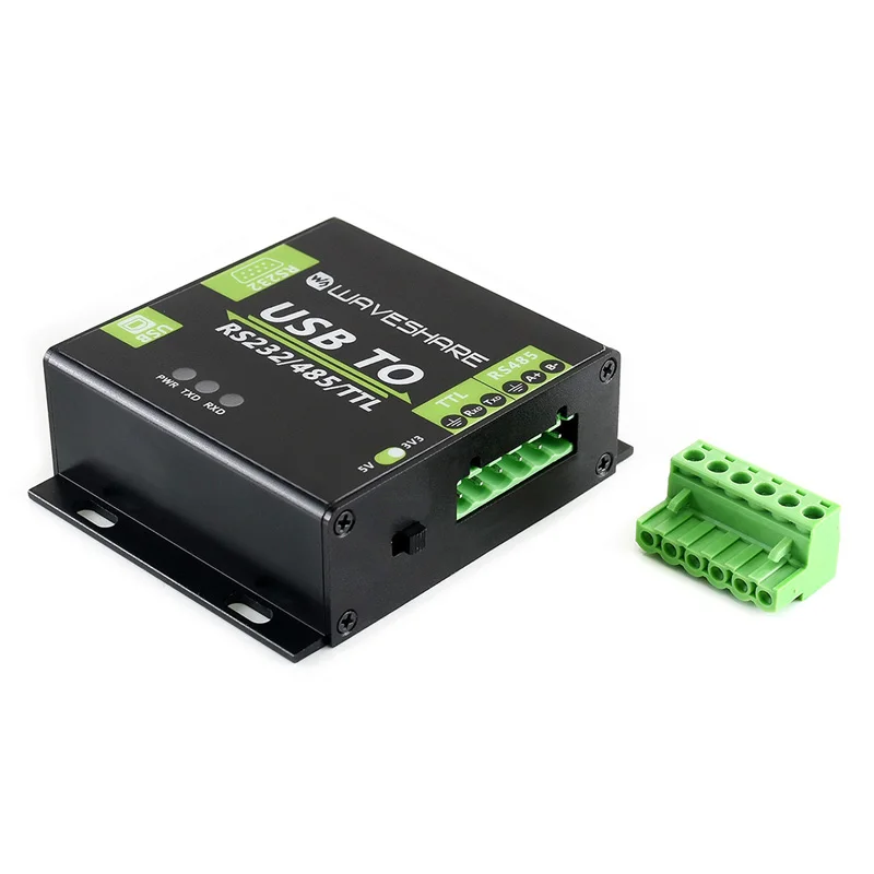 Модуль преобразования уровня FT232RL USB в RS232 / RS485 / TTL промышленный класс с изоляцией