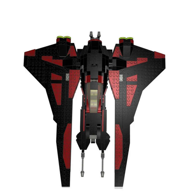 NEW Sar Plan Mandalorians Starfighter MOC 75316 Fighters - Maul Modified Ver. Building Blocks Collection Model DIY Bricks Toys