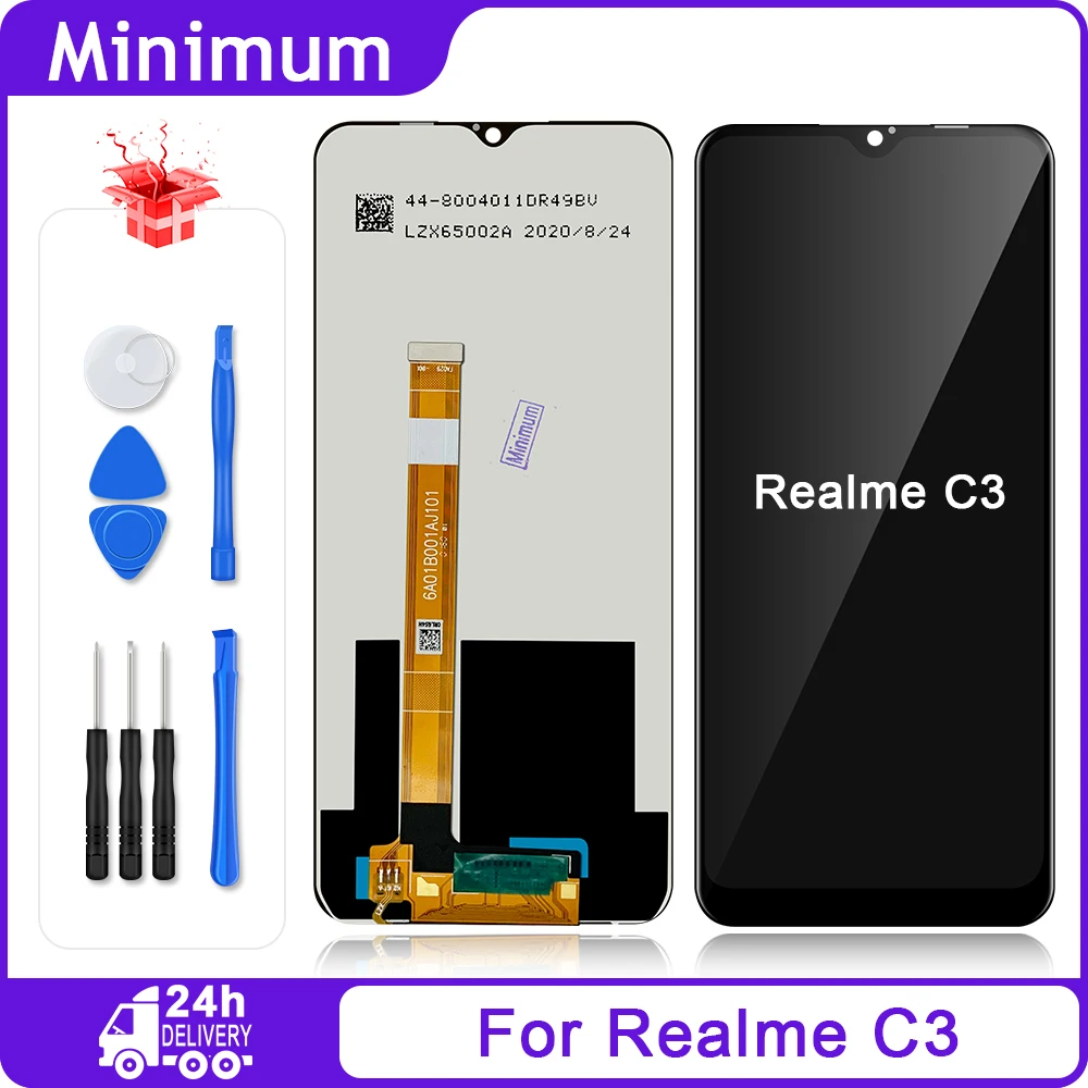 6.5\'\' For OPPO Realme C3 C 3 RMX2027 RMX2021 RMX2020 LCD Display Touch Screen Digitizer Assembly For Realme C3