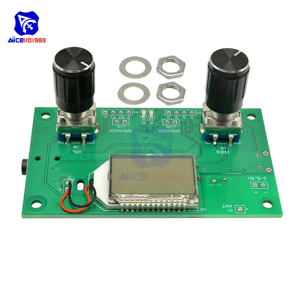 Modulo ricevitore Wireless Radio FM Stereo diymore Display LCD digitale DSP PLL 87.0MHz-108.0MHz con Encoder e manopola