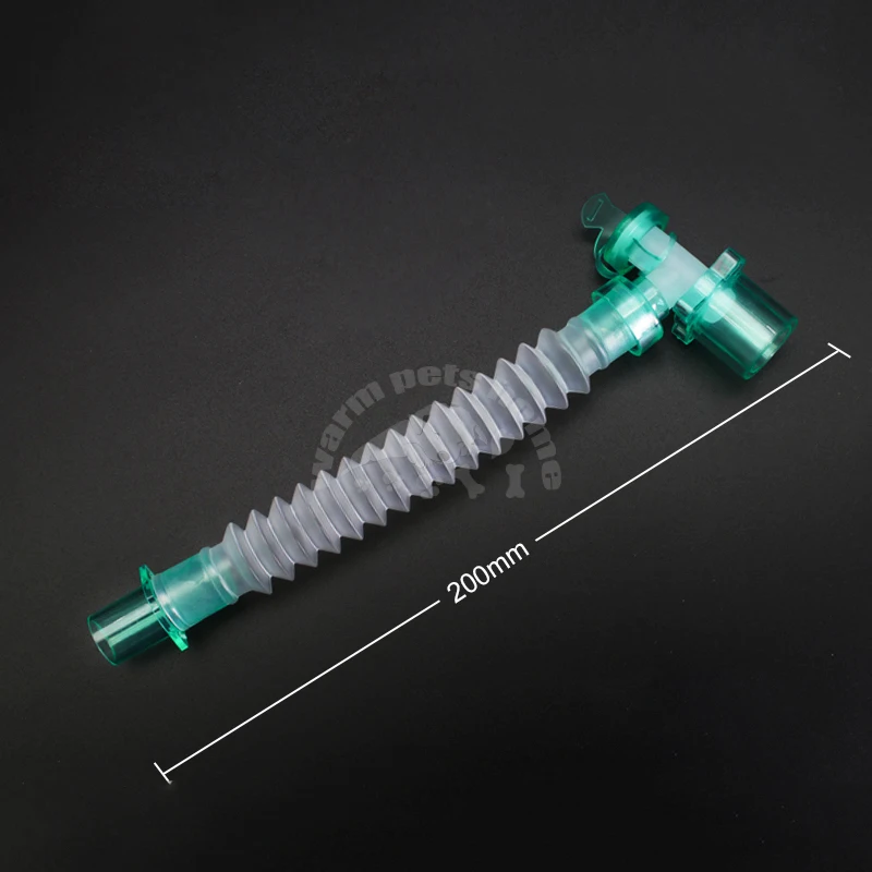 Disposable Anesthesia Breathing Circuit Thread Extension Tube Retractable Suction Tube Multifunctional L-shaped Rotary Joint