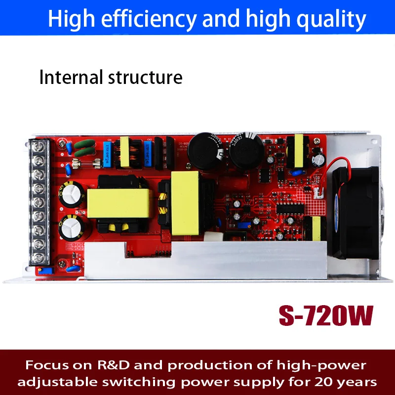 Power Supply AC220 V to 0-48 V 600 W Regulated DC Adjustable Switching Power Supply 12V 24V 36V 60V 110V 220V Light Transformer