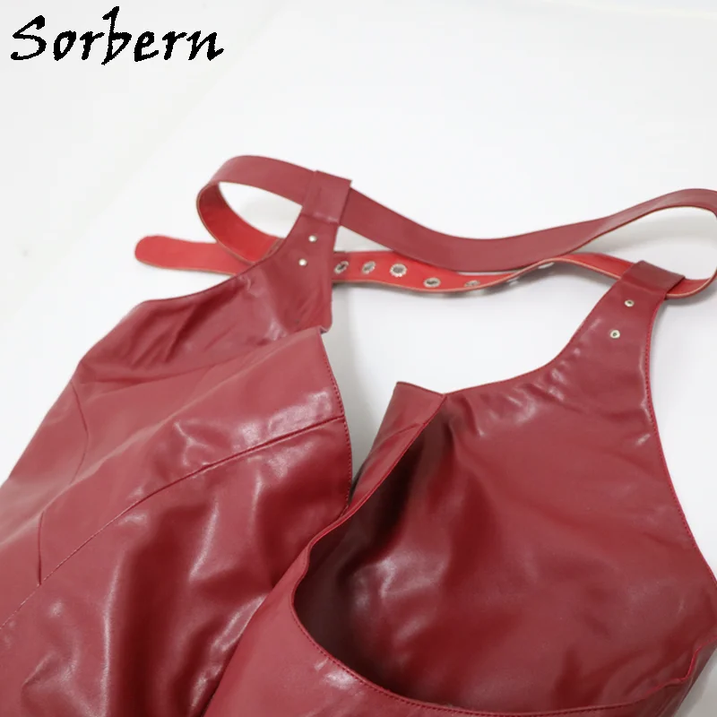 Sorbern Wide Crotch Thigh High Boots With Waist Belt Pointed Toe High Heel Long Boots Custom Shoes For Crossdresser Drag Queen