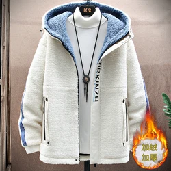 New Men Winter Fleece Jacket Thick Parka Coat Men Winter Casual Tactical Outwear Warm Bomber Military Hooded Jacket Man 3XL