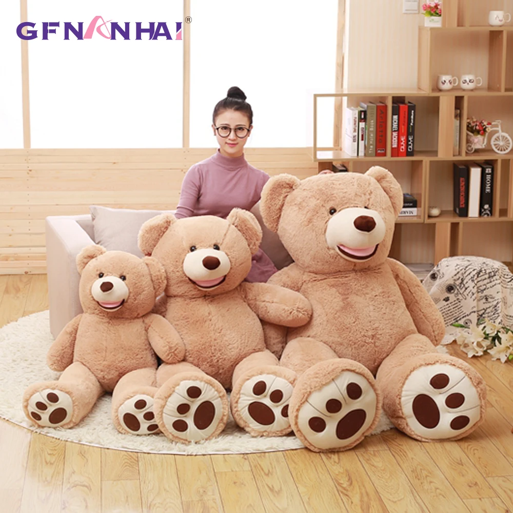 1pc 100cm American giant bear plush toy cute Teddy bear animal dolls stuffed soft toys for children girls birthday gift